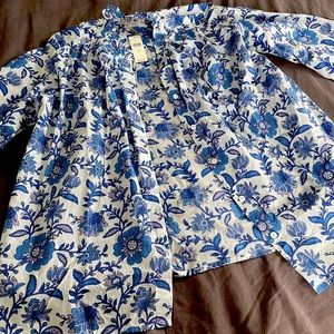 Anthropologie tie-blouse size S, NWT